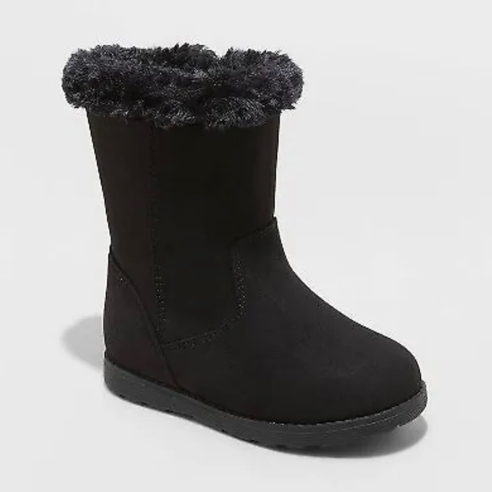 Cat & Jack Girls Toddler Leah Shearling Style Boots - Size 5 New